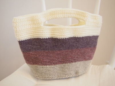 かぎ針編み 毛糸のミニバッグ: こと色の日々
